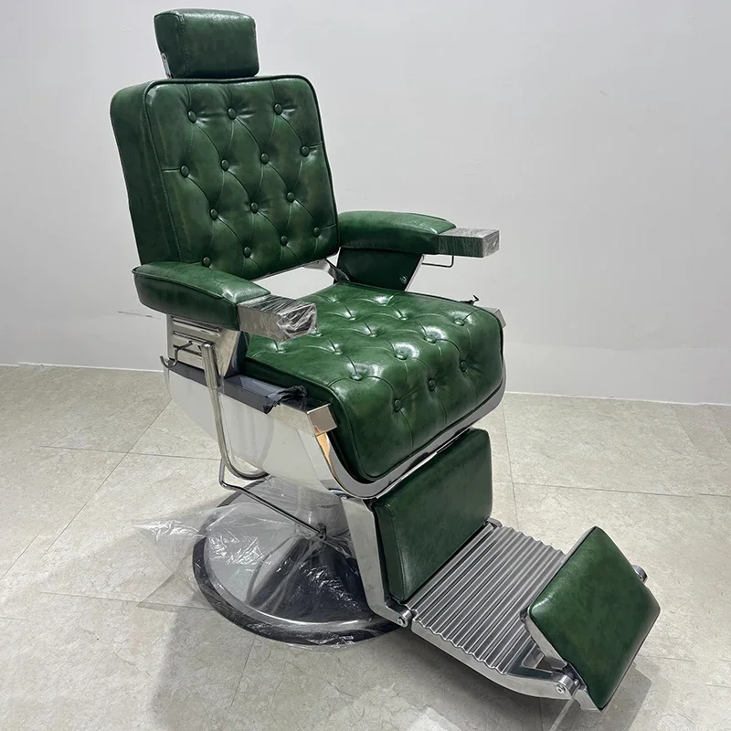 

Nordic Retro Luxury Chair Hairdresser Stool Vintage Barber Hair Salon Nail Shampoo Armchairs Beauty Cadeira Hairstylist Shop