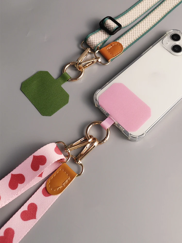 Simple Ins style Phone Lanyard Adjustable Neck Strap Crossbody Anti-lost Mobile Phone Rope for All Cell Phone Cases Accessory