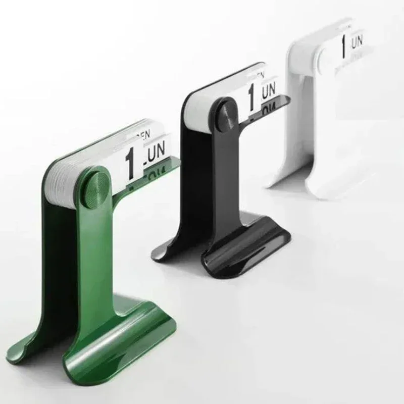 

Ins Creative Flippable Rotatable Desk Calendar Art Craft Ornaments Home Living Room Office Decoration Accessories