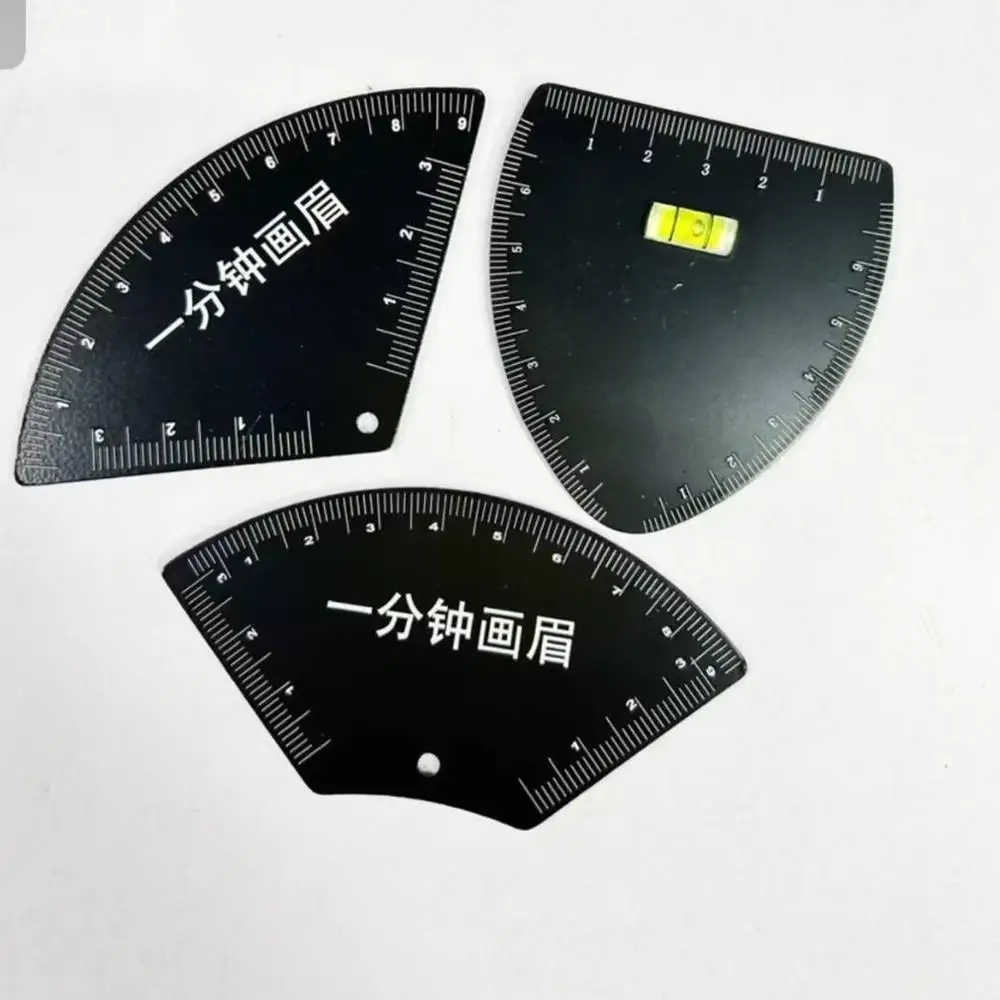 2025 Plantilla moldeadora de cejas para mujer, moldeador de cejas instantáneo, juego de regla de diseño de cejas, herramienta de mapeo de Microblading, suministros de tatuaje