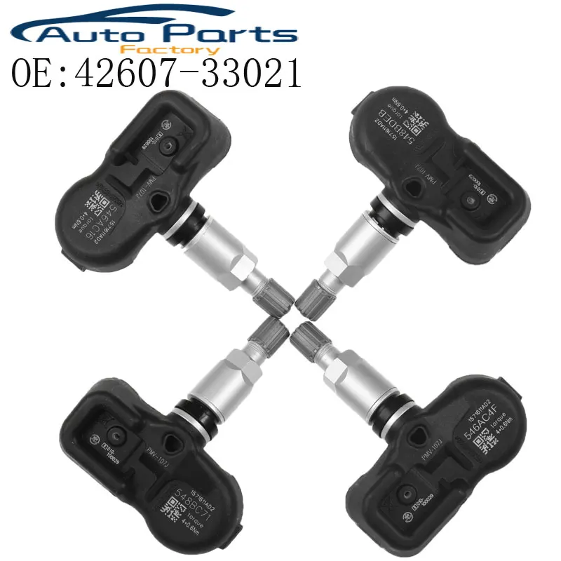 

4PCS Tire Pressure Sensors TPMS Sensor For Toyota Lexus 42607-33021 4260733021 42607-33011 4260733011 315MHZ