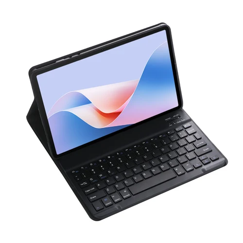 Funda con teclado para tableta Lenovo Tab M10 HD (2a generación) TB-X306X/F/M/N de 10,1 pulgadas. Funda y mouse para teclado Bluetooth desmontables (negro)