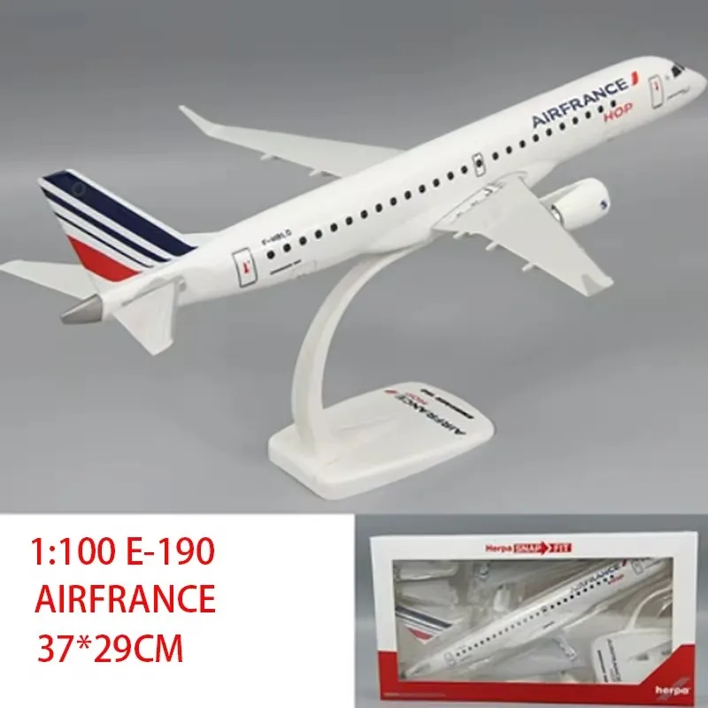

1:100 Scale E-190 E190 AIRFRANCE BRITISH AIRWAYS Airlines ABS Plastic Airplane Model Toy Aircraft Plane Model Toy for Collection