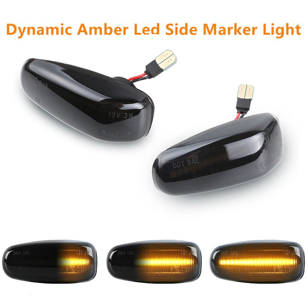 

2 Pieces Led Dynamic Side Marker Turn Signal Light Sequential Blinker Light For Mercedes BENZ W210 W202 W208 R170 Vito W638