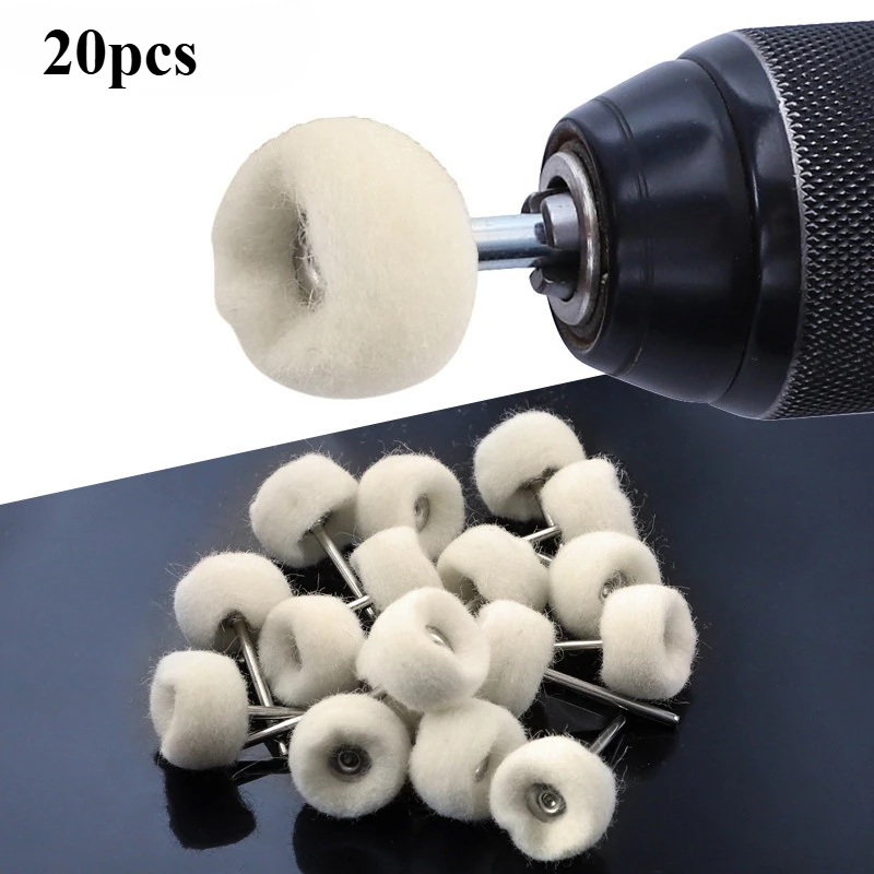 

20 шт. нейлоновая мини-дрель, абразивная щетка 2,35 мм, 3 мм, хвостовик, полировальный круг, средство для удаления ржавчины для вращающихся инструментов Dremel, аксессуары