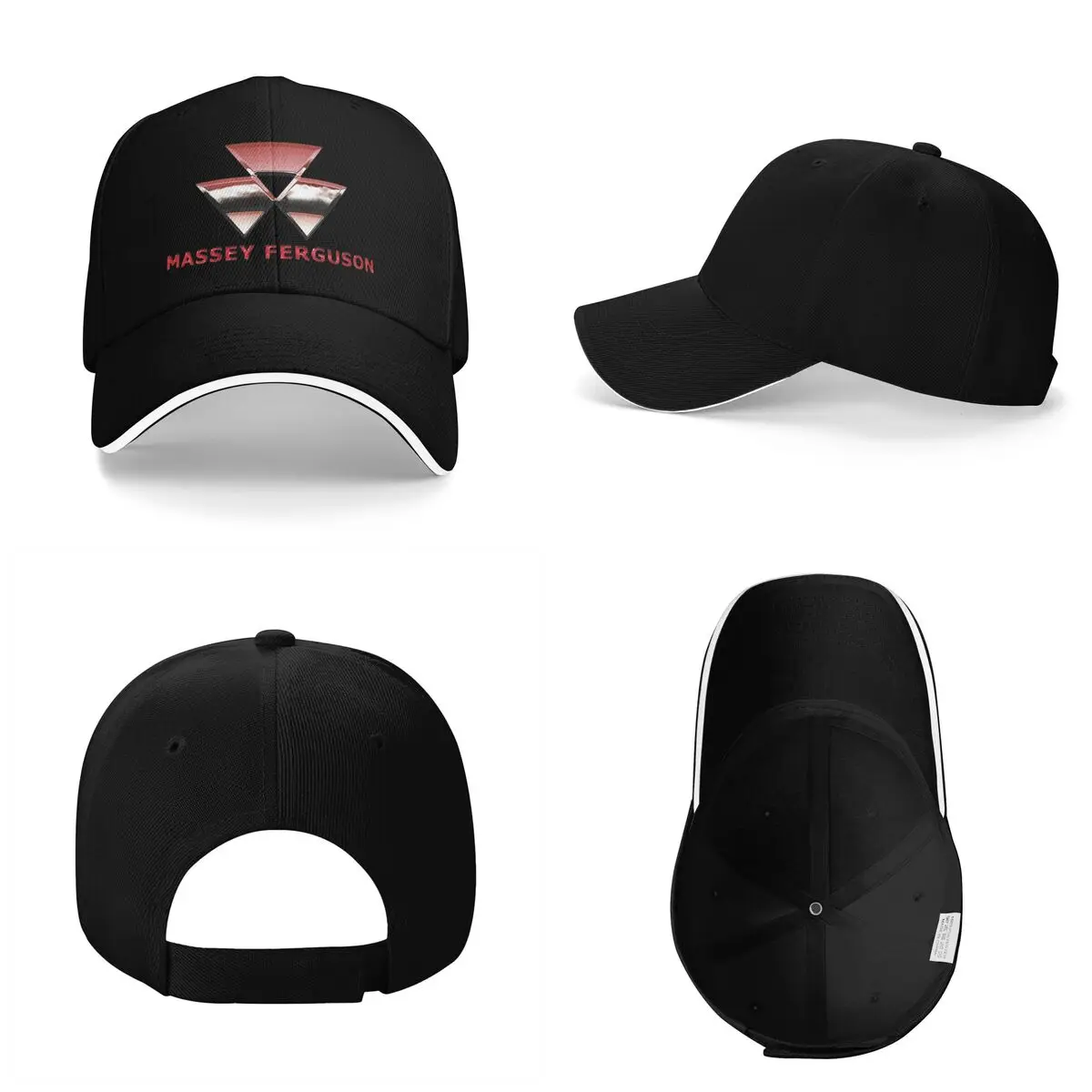 Unisex Baseball Hats 2025 Massey Ferguson Logo Outdoor Streetwear Summer Sports Baseball Caps Hip Hop Cap Casquette Hats