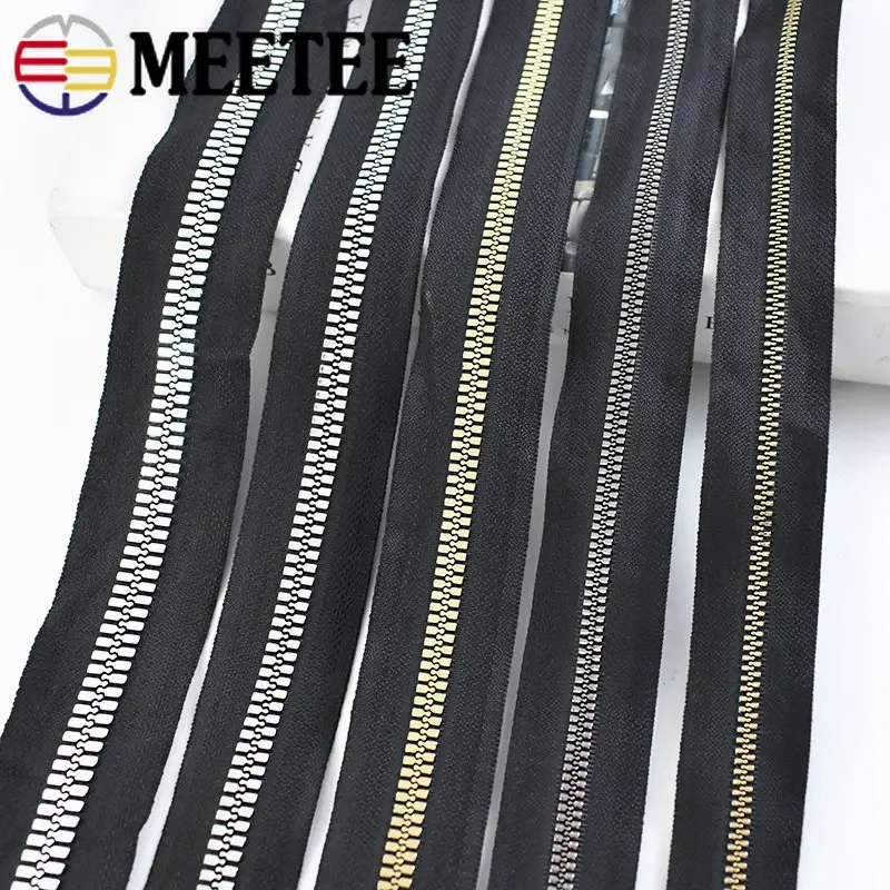 1/2/3/5/10M 3# 5# 8# 10# 15# Resin Zippers Tape for Sewing Bag Zipper Jacket Coat Down Coil Zips Repair Kit DIY Accessories