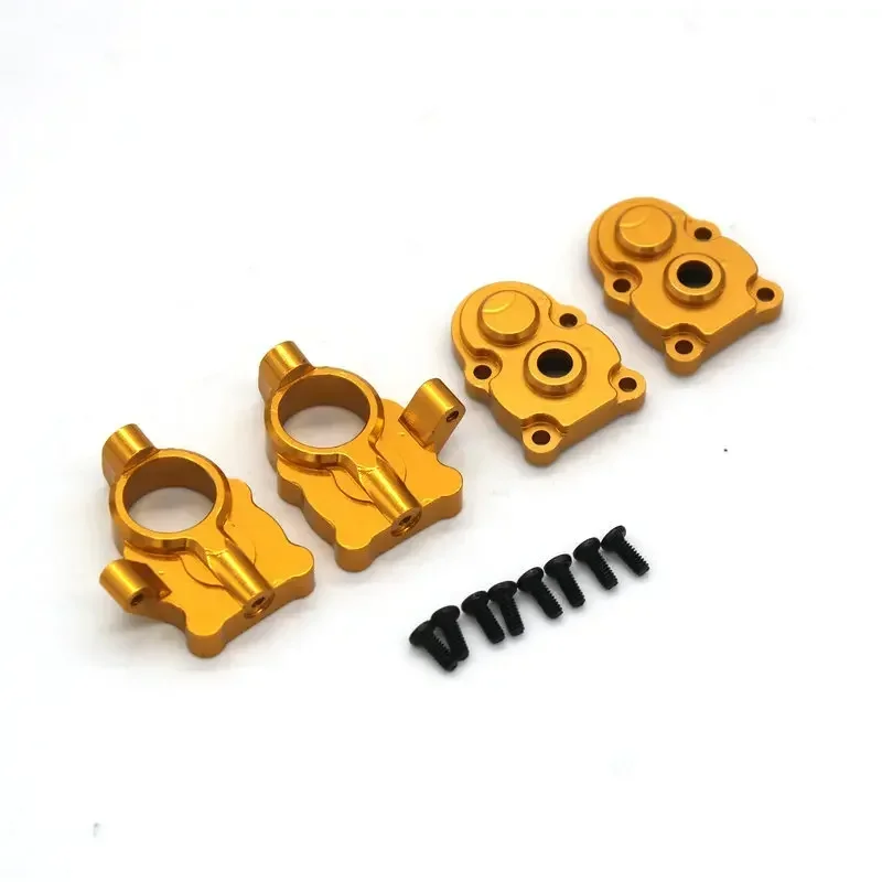 Small Seven Rc Car Door Axle Metal Gear Upgrade Parts C Block Steering Cup Gear Cover for FMS FCX24 1/24