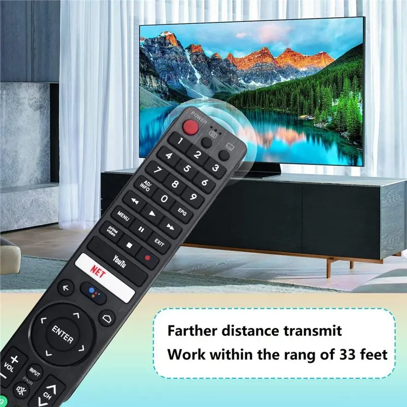A33T Voice Remote Control Replacement GB326WJN8A for Sharp TV, English Voice, Easy Install