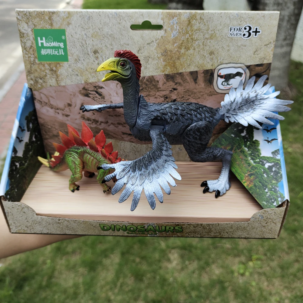 Dinosaur Toy Simulation Animal Large Joint Movable Tyrannosaur Pterosaur Spinosaurus Boy Model Gift Box