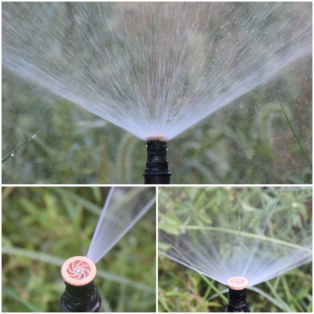 Pop-up Sprinklers Replacement Scattering Nozzles 0~360 Degree Adjustable Garden Park Farm Grass Lawn Crops Irrigation Tool