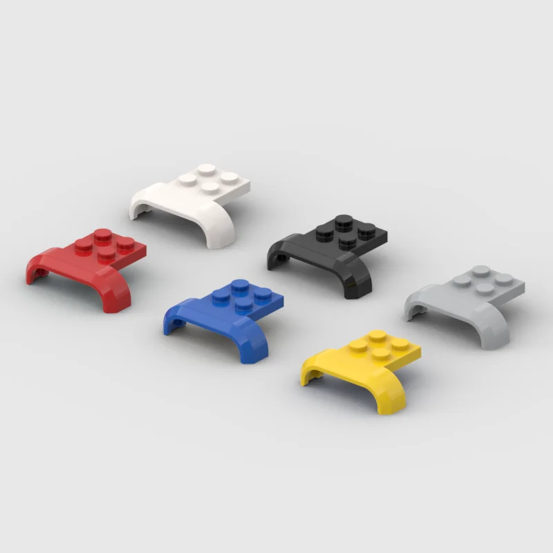 *Mudguard 3 x 4 with Plate* D138 20 pcs DIY enlighten block brick part No. 28326 Compatible With Other brand