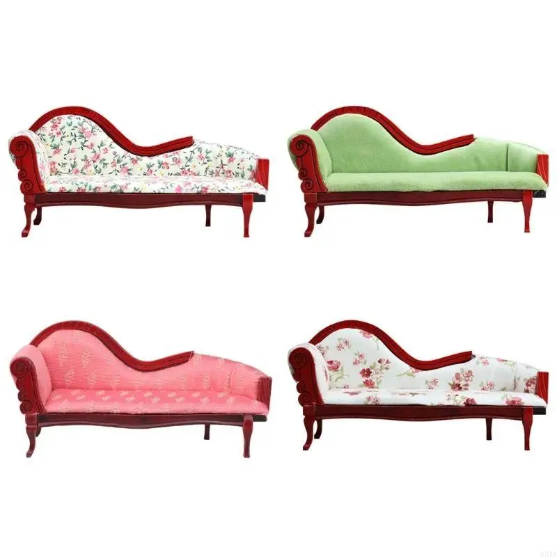 Sala estar muebles cama muebles muñecas en miniatura juego juego accesorios vida escena vida juego