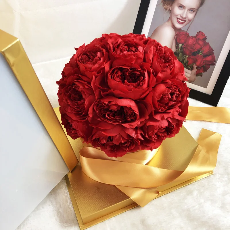Rosa rossa conservata in scatola, regalo floreale per sempre - Italia