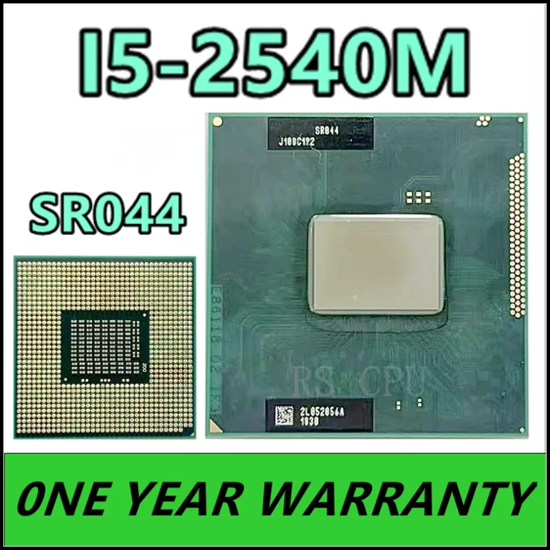 i5-2540M i5 2540M SR044 2.6 GHz Dual-Core Quad-Thread CPU Processor 3M 35W Socket G2 / rPGA988B