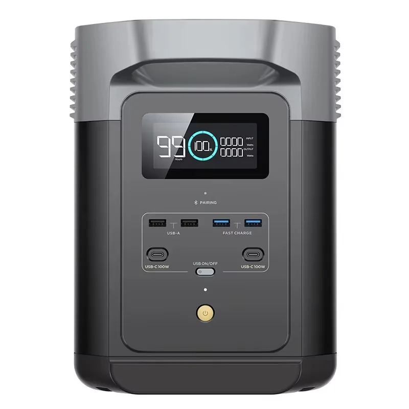 # DEL/TA2 110V US Standard Fast Charging LiFePO4 External Battery Outdoor Power Device For Recreational Vehicles Caravanning