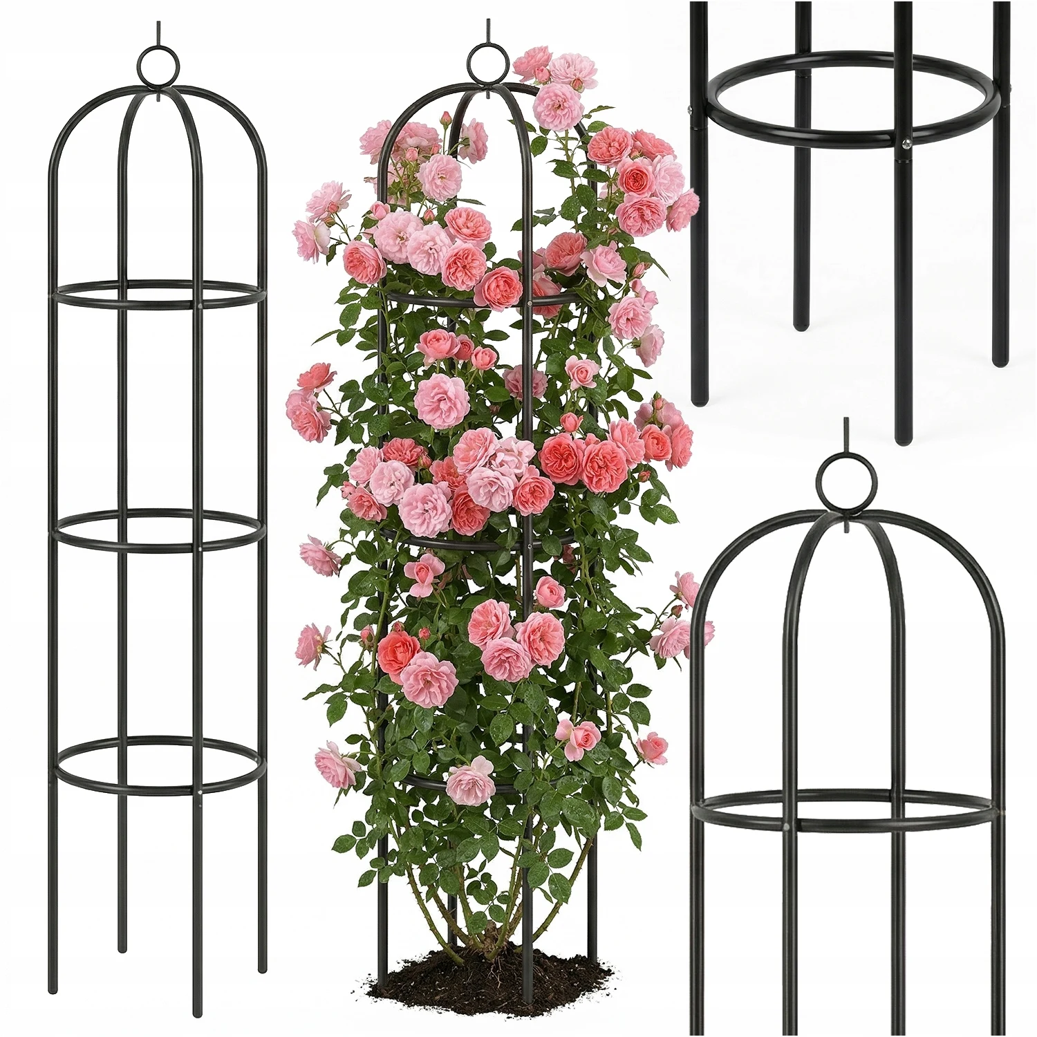 Tuinpergola 240 cm met kolomondersteuning voor klimplanten, modern, praktisch, betrouwbaar, strak design, eenvoudig, multifunctioneel, dagelijks gebruik, stevige, draagbare, betrouwbare