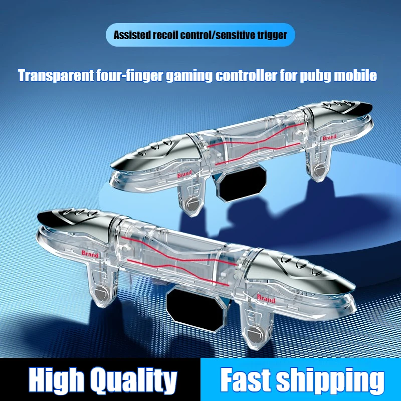 

Mobile Game Trigger for PUBG Phone Gaming Controller High Sensitive Shooting Gamepad L1R1 Aim Keys Button Handle for IOS Android