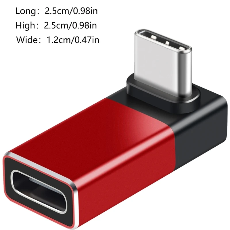 Adaptadores USB TypeC 40Gbps PD240W Conectores carregamento rápido para tablets telefones