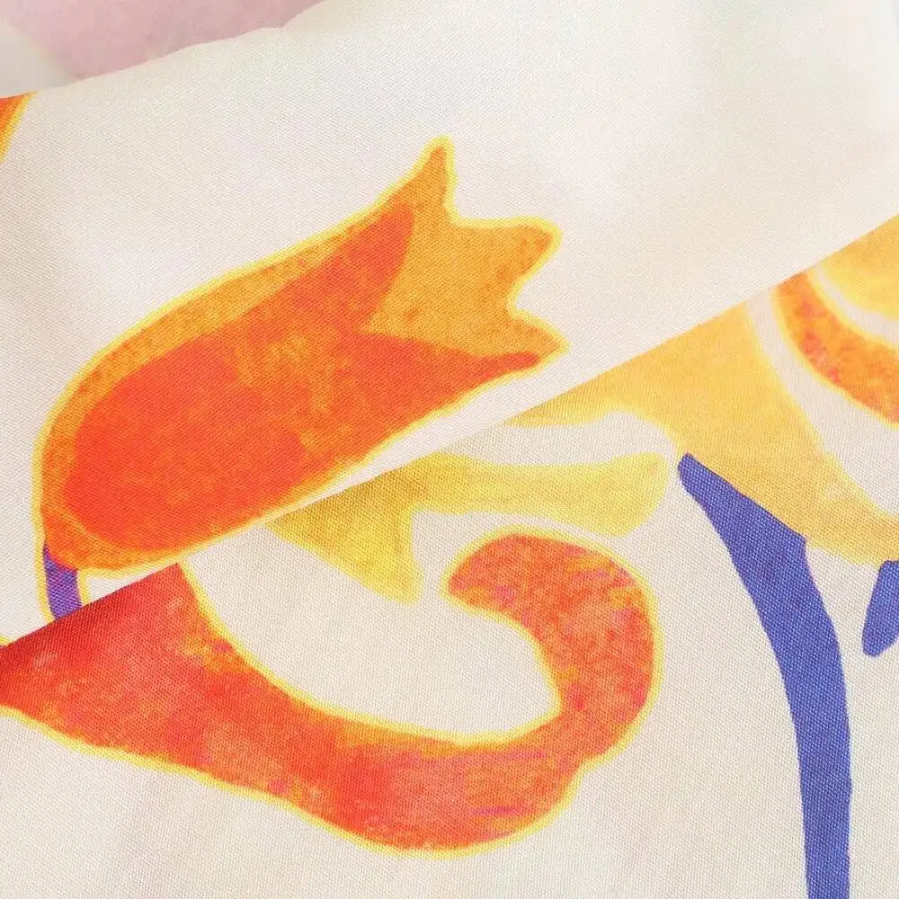 فستان نسائي جديد لربيع وصيف 2025 متعدد الاستخدامات غير رسمي على الطراز الأوروبي والأمريكي مطبوع ميدي #4