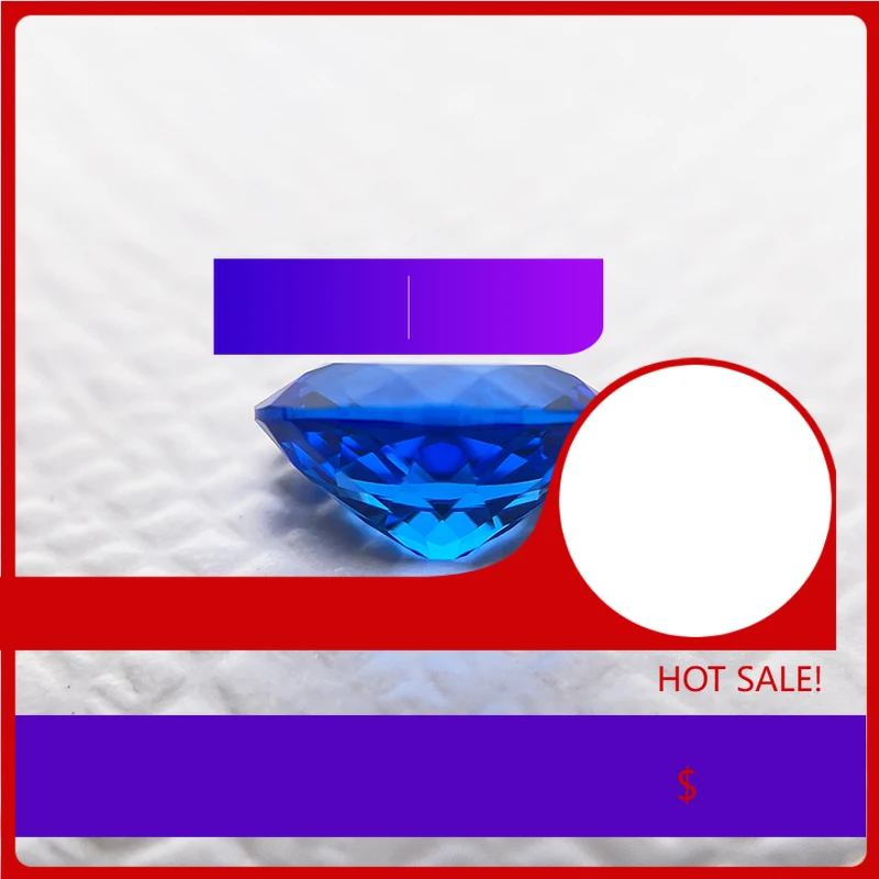 

Lab Grown Cobalt Spinel Oval Cut Gemstone for DIY Ring Necklace Earrings Main Materials Selectable AGL Certificate