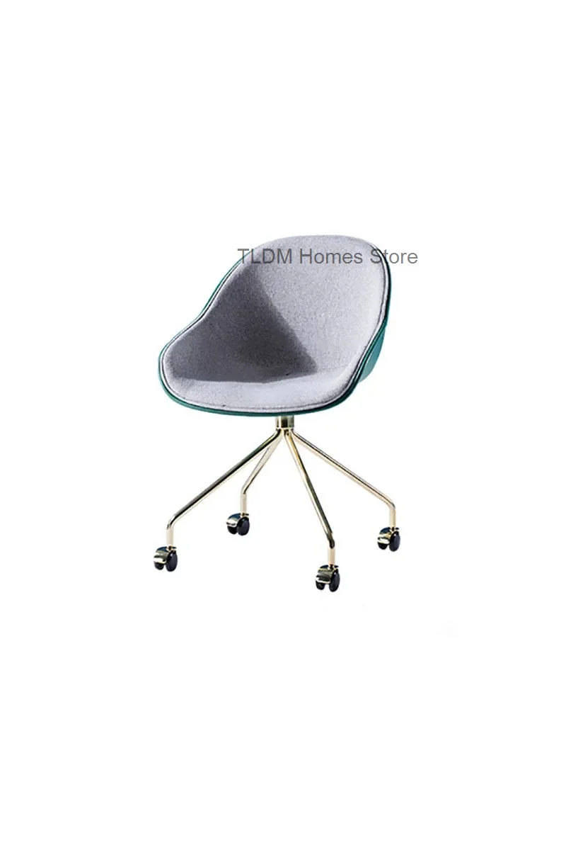 Nordic Office Chairs Luxury Computer Chair Modern Office Furniture Creative Home Study Swivel Backrest Armchair Bv