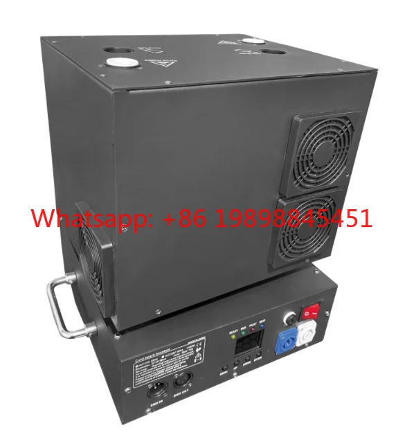 1300W DMX512 Electric Double Head Rotary Spray Machine Metal Construction for Wedding KTV Atmosphere