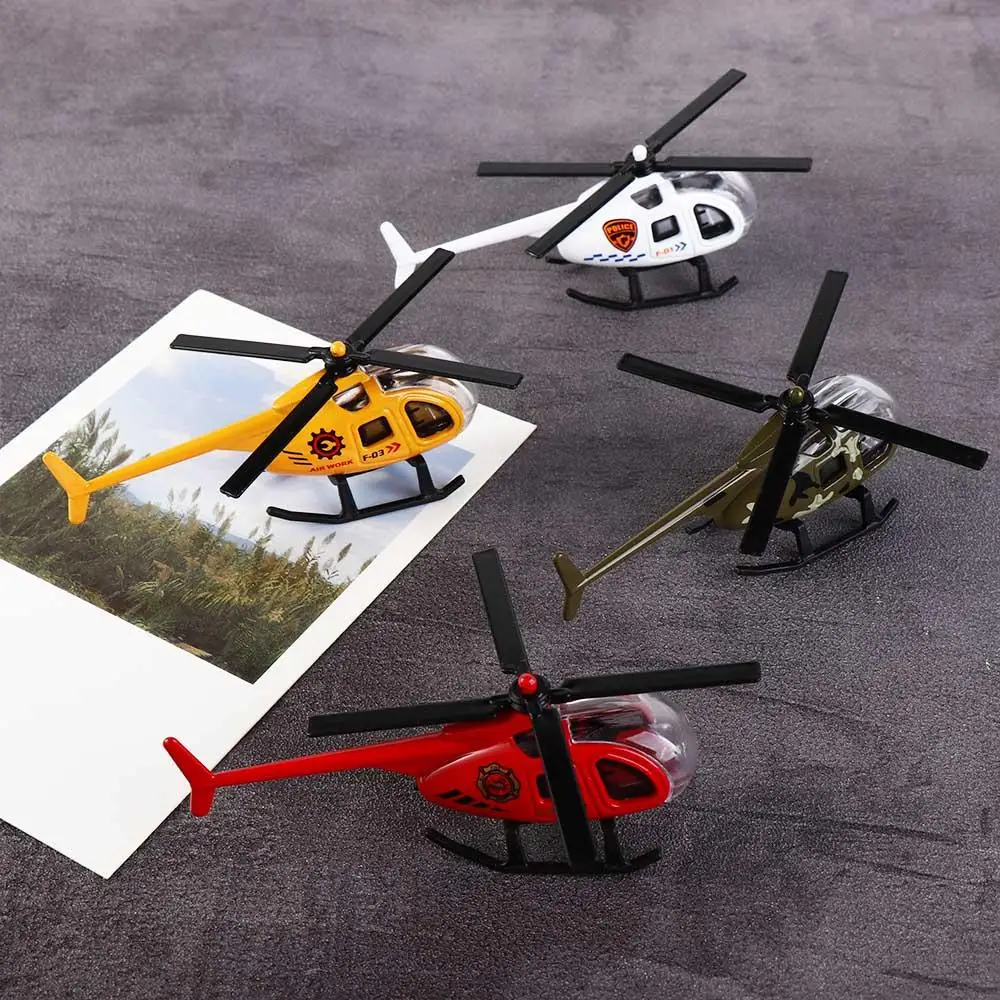 Photography Props Helicopter Toy Alloy Airplane Model Simulation Helicopter Helicopter Model Toys Diecast Helicopter Toy