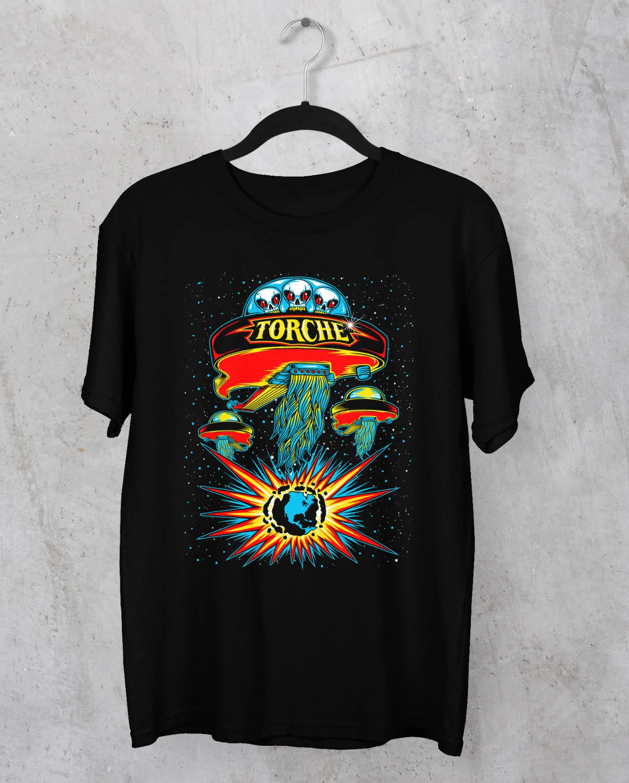 Torche band artwork T shirt black Short sleeve All Sizes S 5Xl JJ4283