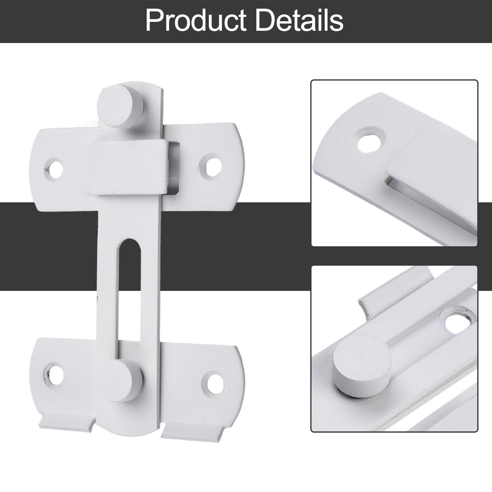 Stainless Steel Hasp Latch Lock Sliding Door Fence Pet Door Lock Door Buckle Bolt Hasp Door Latch Door Latch Security Lock