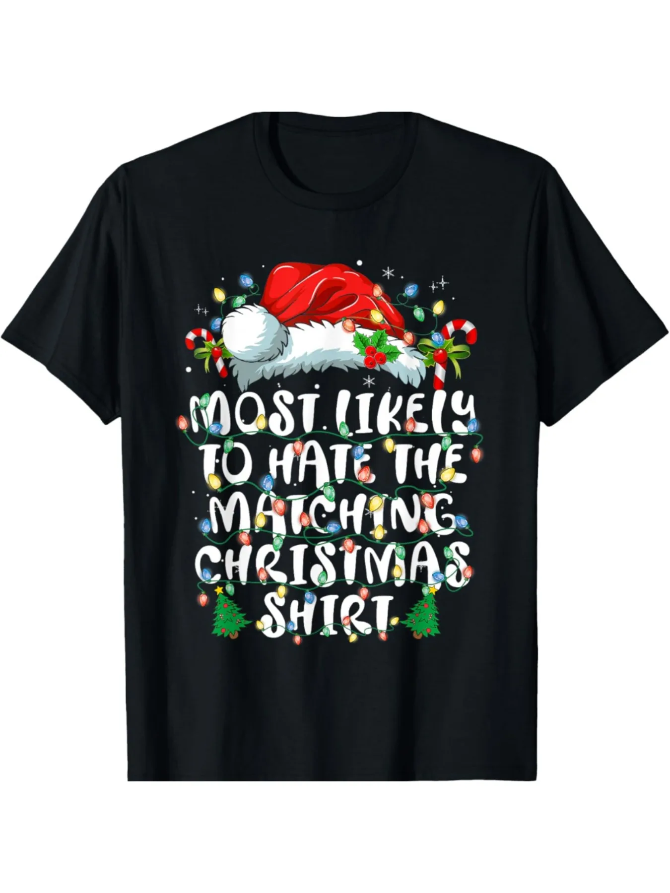 

"Hate Matching Shirts" Family Christmas T-Shirt - Comfy Cotton Dad Mom Gift