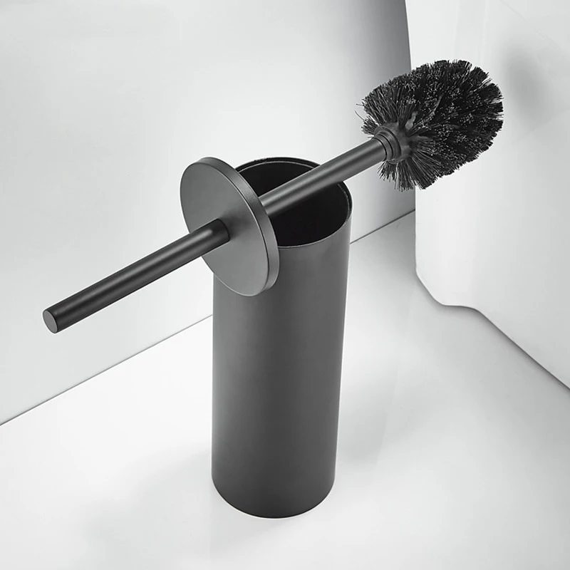 Stainless Steel Toilet Brush With Holder Wc Brush Wall Mounted Cleaning Brush For Toilet Bathroom Accessories