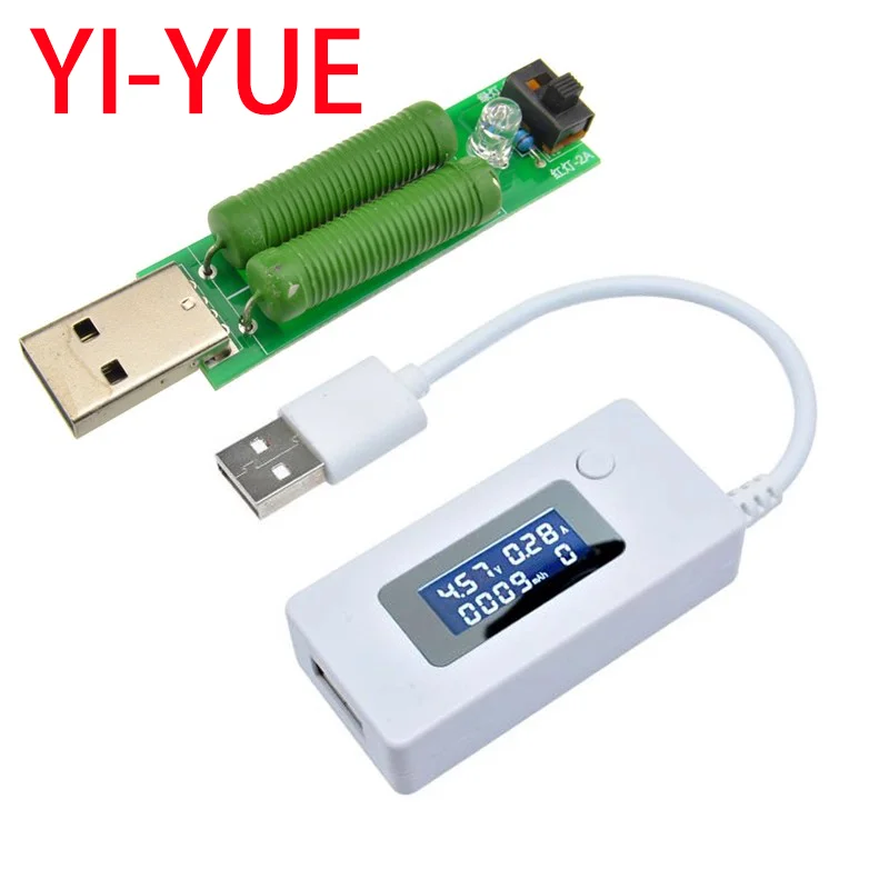 LCD USB Detector Voltmeter Ammeter Mobile Power Charger Capacity Tester Meter Voltage Current Charging Monitor 3V-7V DC 3-7V