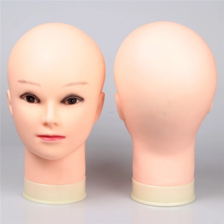 

Model head fake head wig stents doll head high quality soft glue little bald beauty make-up exercises
