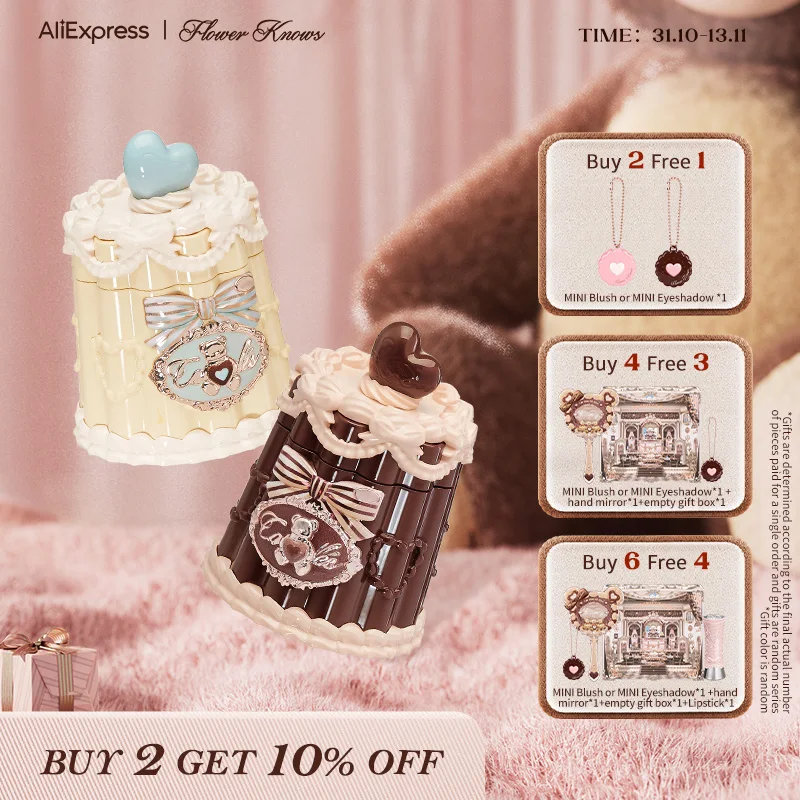 [NEW] Flower Knows The Sweetie Bear Collection Coating Lip Jelly