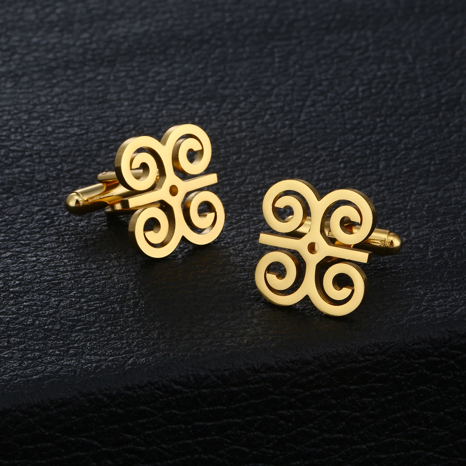 

Custom African Adinkra Symbols Cufflinks Gemelos Personalizados Boda Mens Nyame Jewelry Buttons Father Gifts