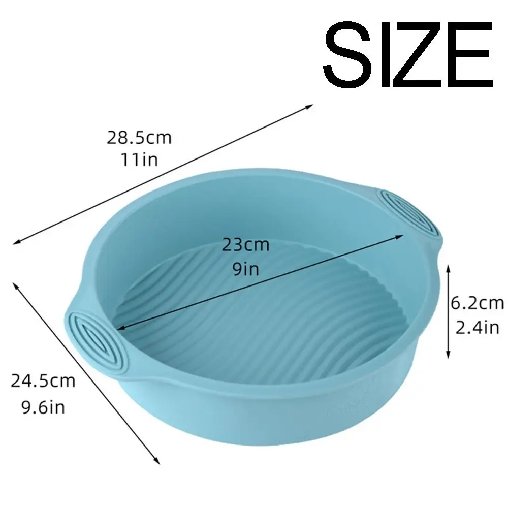 Flexible Creative Round Silicone Mold DIY Reusable Silicone Baking Pan Heat Resistant Household Cake Mold Kitchen Gadgets