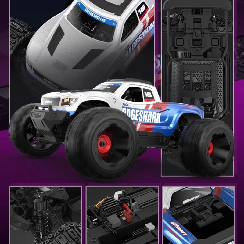 Ud1611 ラジコンカー RC オフロード 4x4 小型 高速車 ロールケージ内蔵 屋外遊び 男の子向けおもちゃ