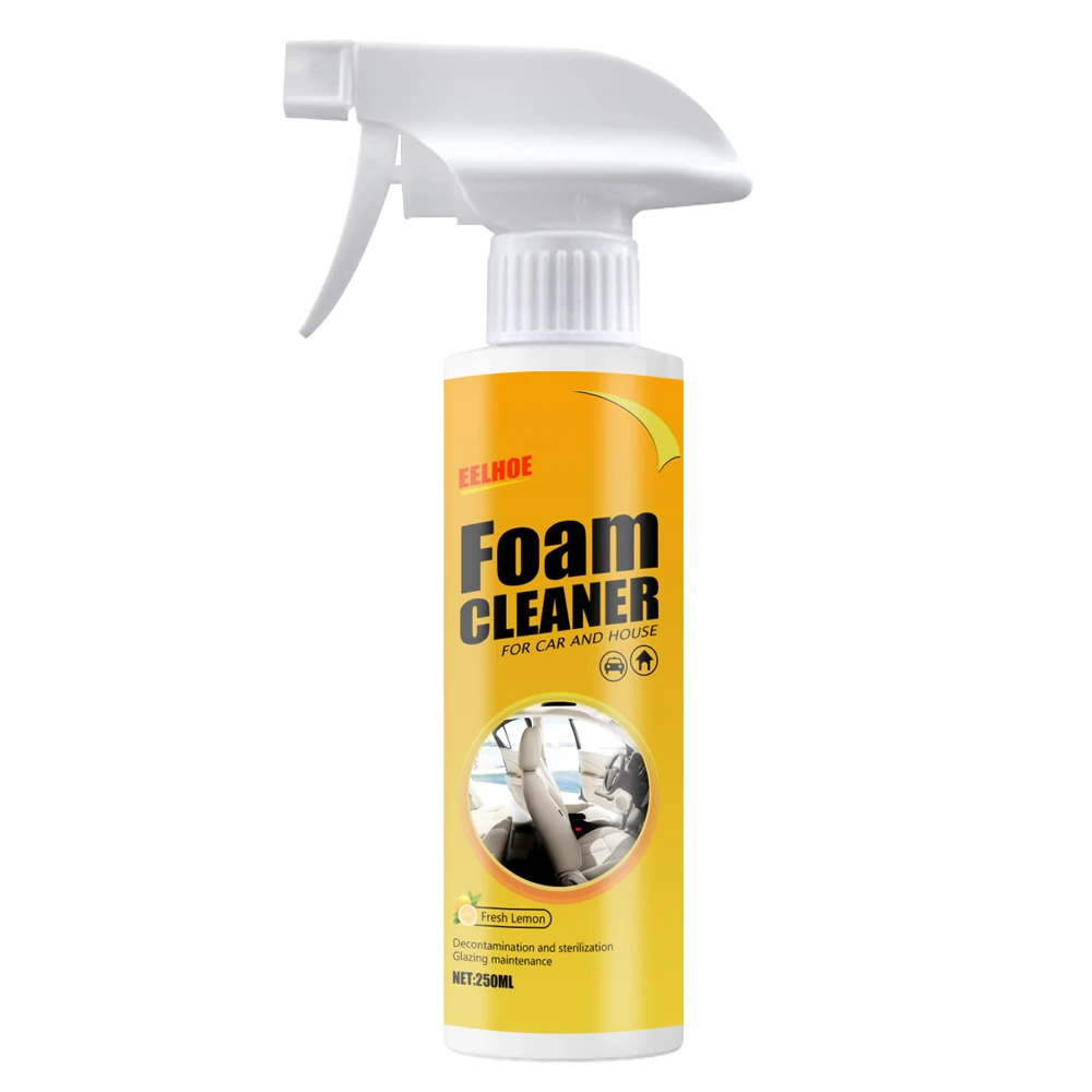 Foam Cleaner For Car & House Multi-purpose Clean Spray Anti-Aging Protection Leather Cleaning Foam Agent Car Interior Cleaner