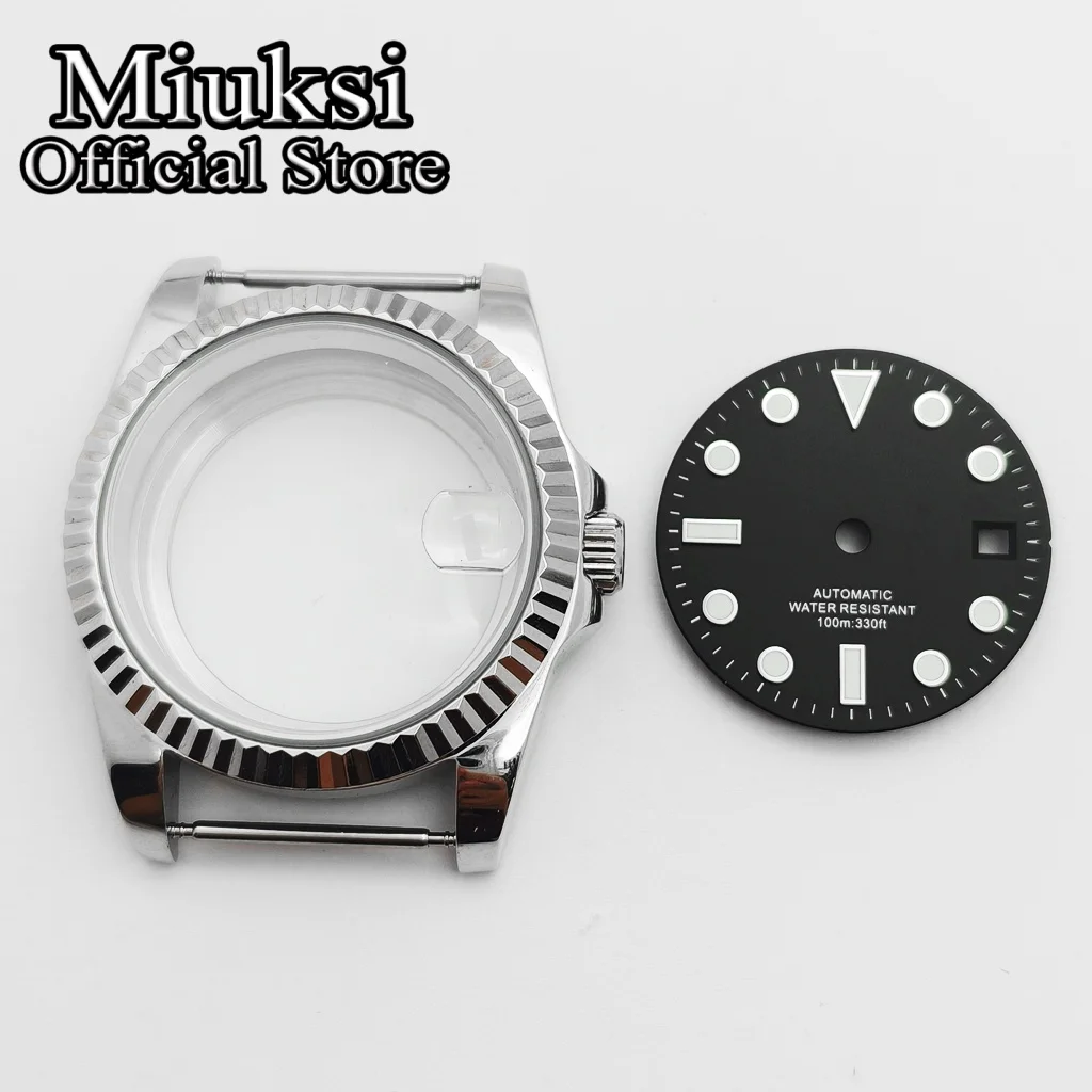 Miuksi 36mm/40mm Watch Case With Dial Fit NH35 NH36 NH34 ETA2824 2836 Mingzhu DG2813 3804 Miyota8205 8215 PT5000 Movement