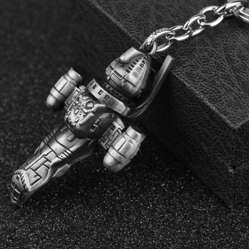 Wars Millennium Falcon Spaceship Key Chain Cute Dog Keyring Car Keychain Car Key for Men Car Accessories for Women Keychain