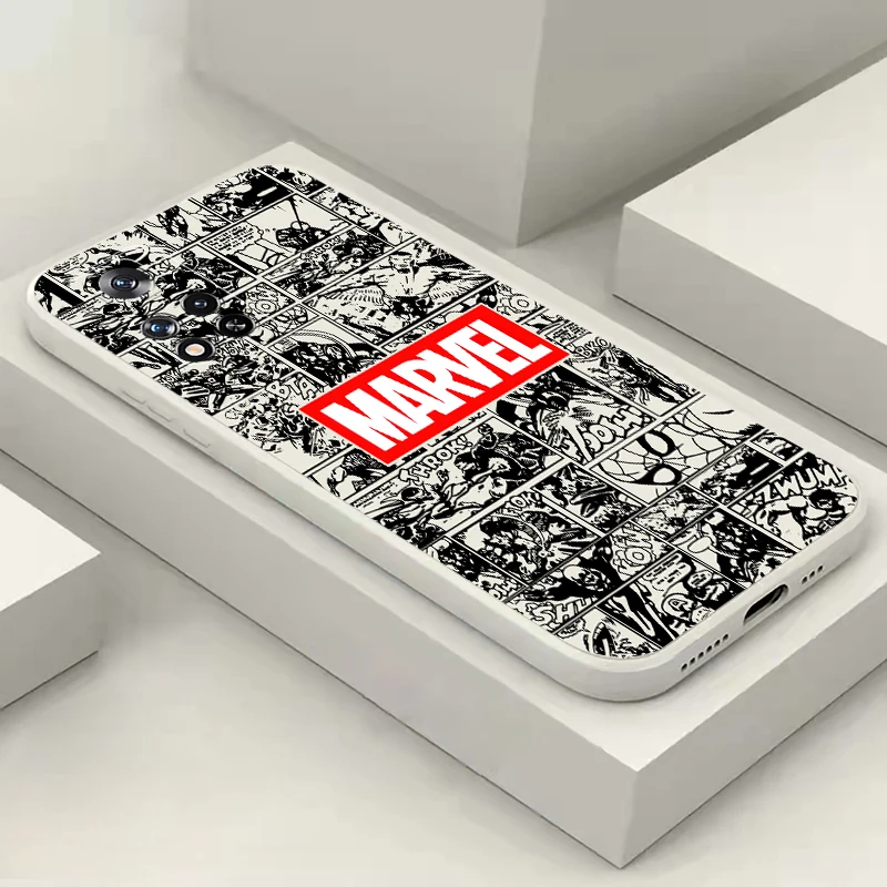 Marvel Comics Avengers per Xiaomi Mi 13 12 12s 11 11T 10T 10S 10 Pro custodia per telefono Ultra Lite custodia antiurto