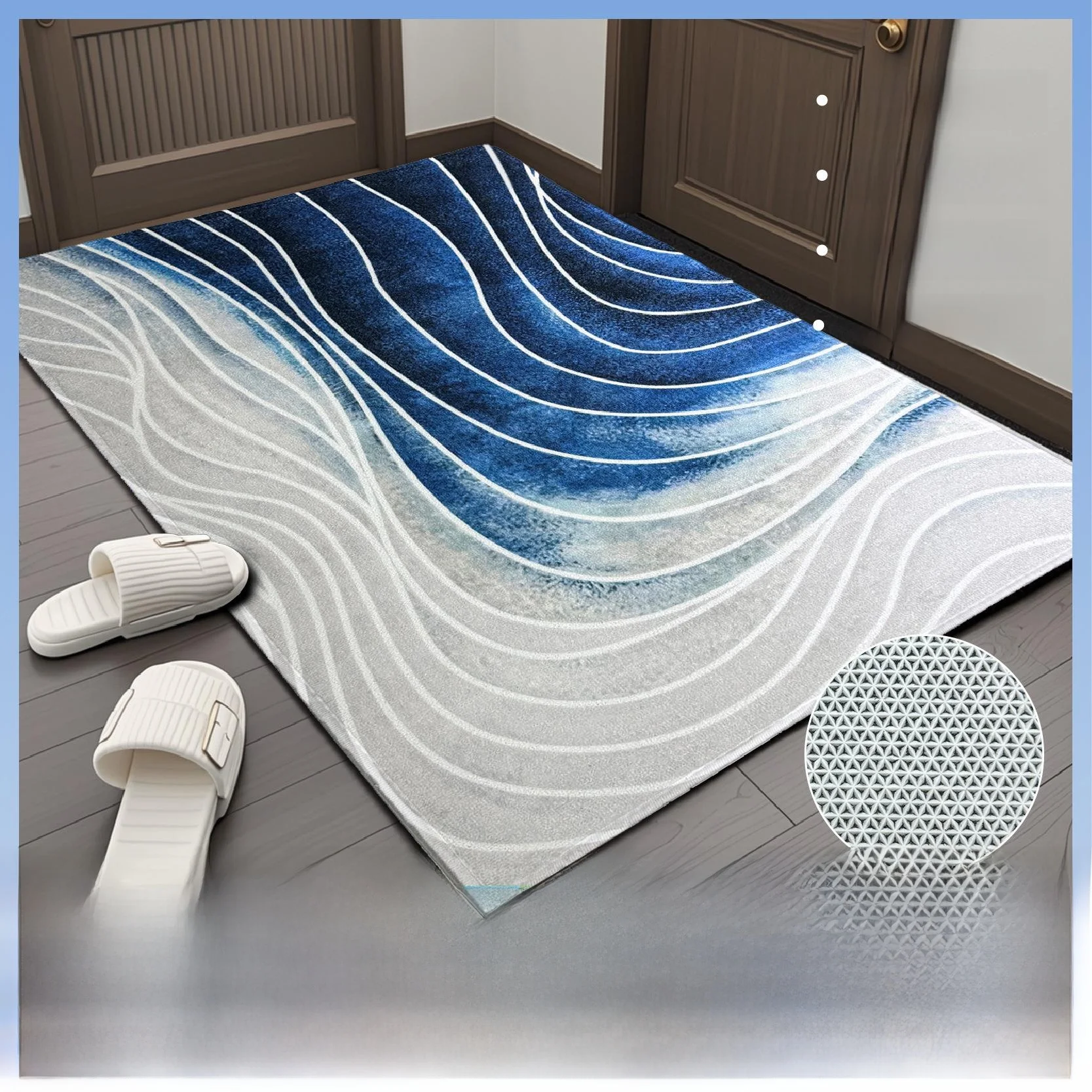 

Nordic Luxury Abstract Tea Geometry Living Room Bedroom Carpet Home Use Area Rug Entrance Mat Long Rectangle Customizable