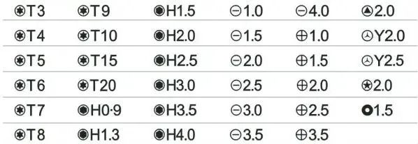 6089C Professional ไขควงแบบพกพาชุดกล่องสําหรับโทรศัพท์มือถือแล็ปท็อป Gamepad นาฬิกาอิเล็กทรอนิกส์ผลิตภัณฑ์ DIY ซ่อม
