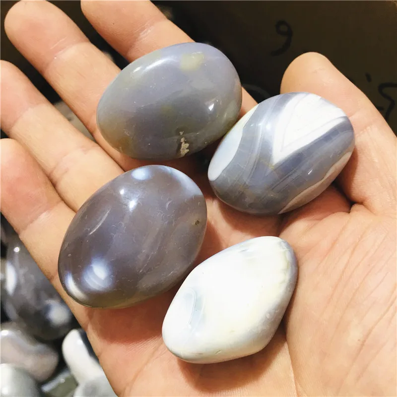 1000g High Quality Natural Crystal Orca Agate Palm Gemstones Healing Polished Mineral Energy Home Decorations Gift