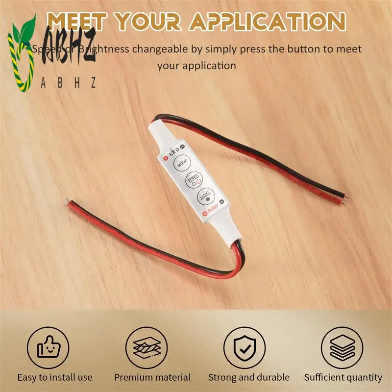 

ABHZ-5 X 12V Wired Control Module With Strobe Flash For Car Or Household LED Strip/Bulbs