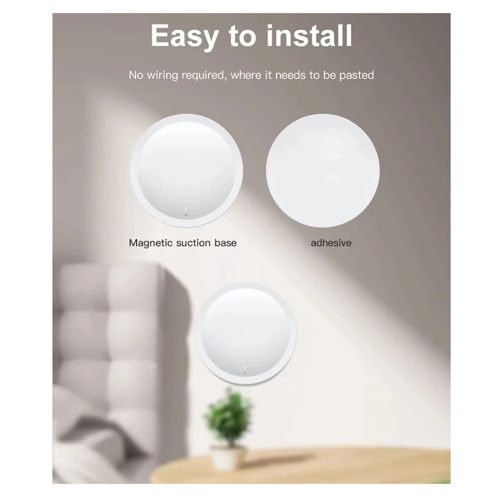 

SCLS Tuya ZigBee Smart Knob Switch Wireless Scene Switch Button Controller Battery Powered Automation Scenario Smart Life