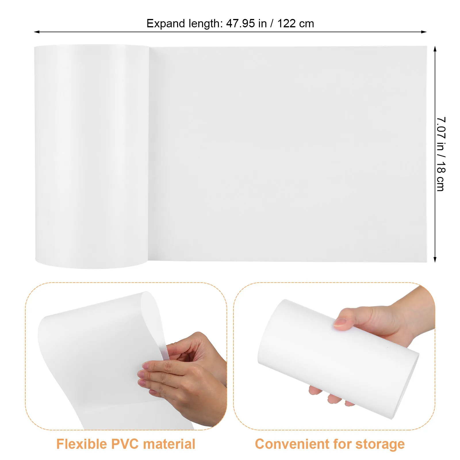 LED Strip Diffuser Tape Flexible LED Light Diffuser Sheet DIY Lighting 122x18cm Optical Scattering Sheet Soft Glare Free