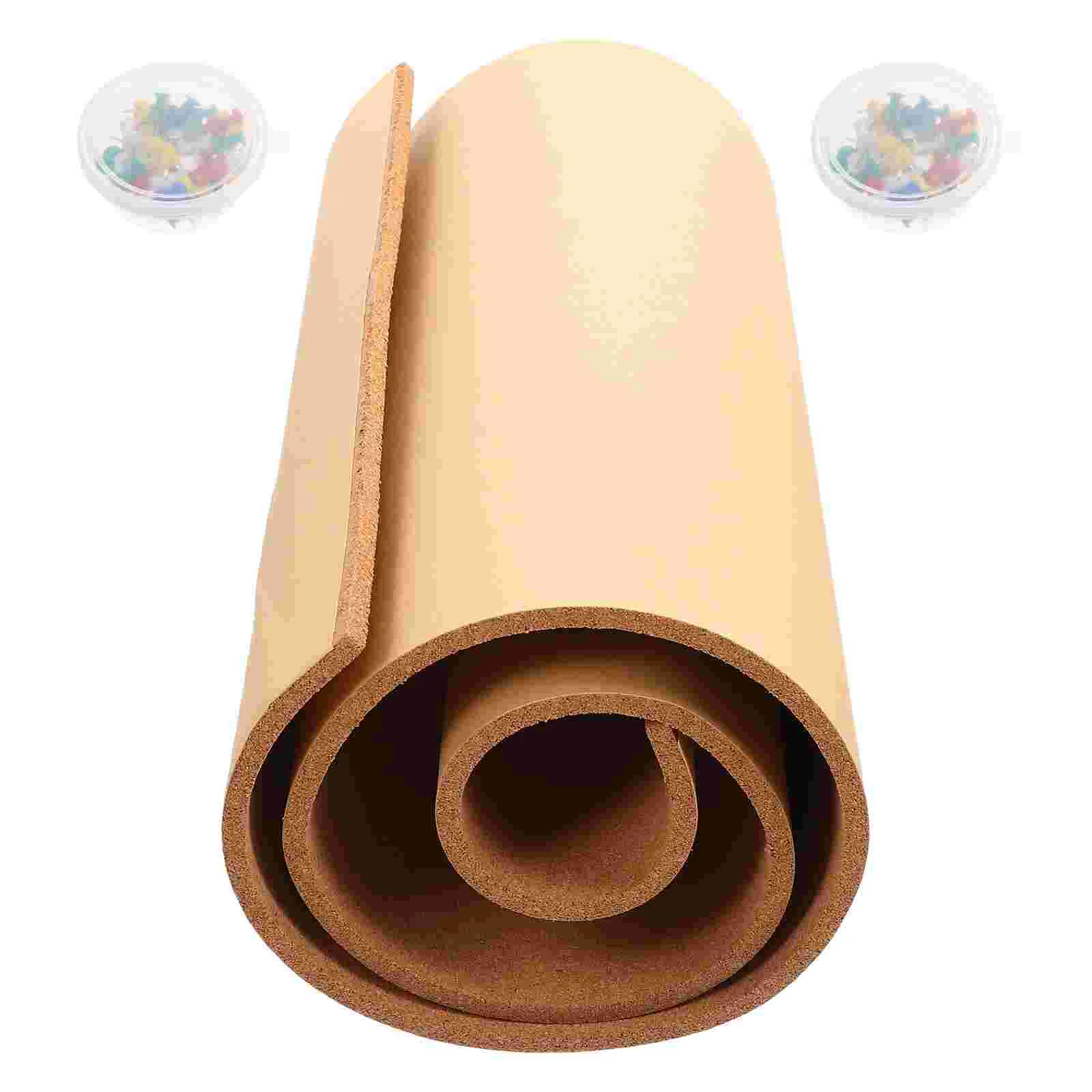 Adhesive Message Board Cork Roll Mini Wall Frameless Corkboards Bar Strips Bulletin Notice