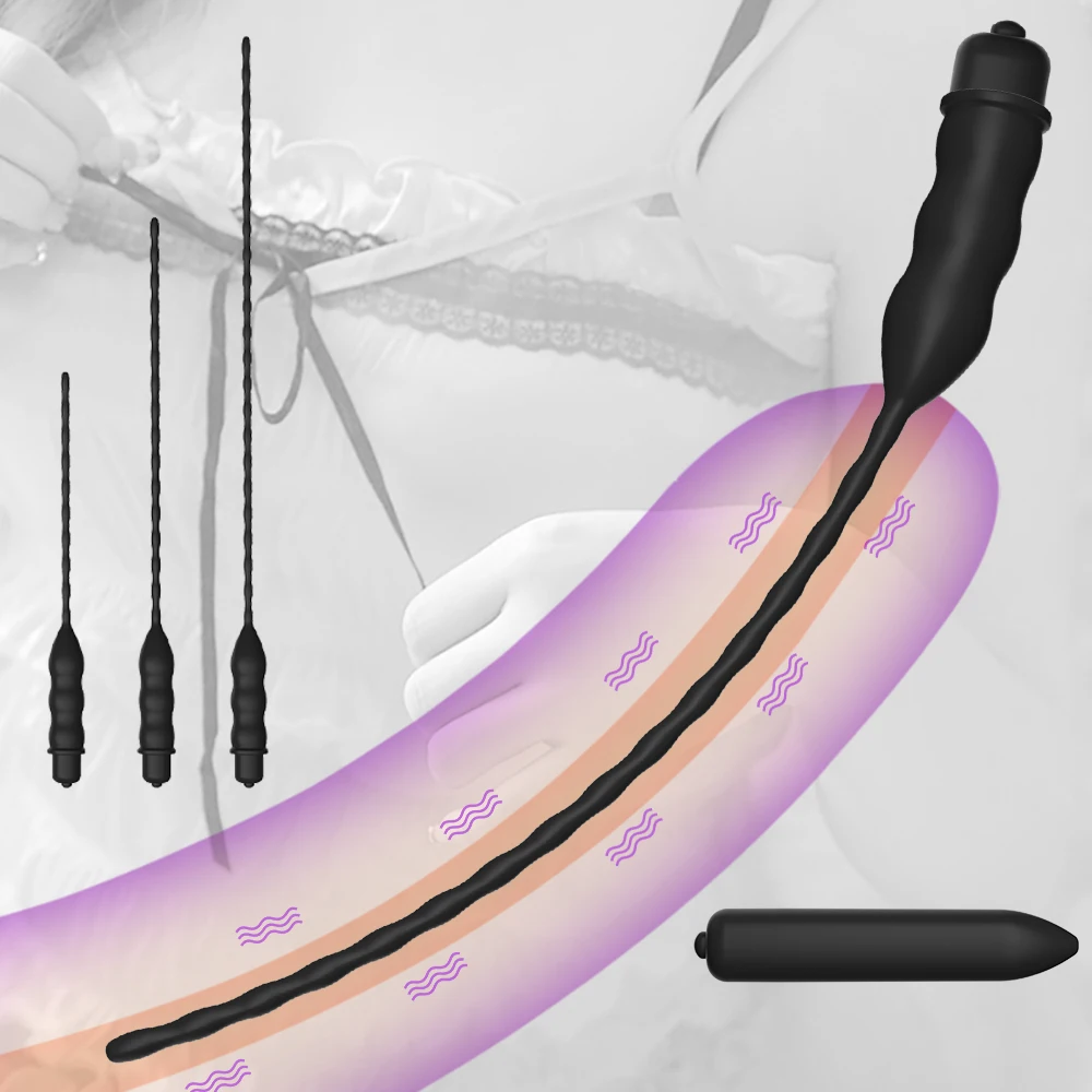 سيليكون الحصان العين عصا لعبة استثارة القضيب مجرى البول الخرز الإحليل محفز السبر مجرى البول الاستمناء ذروة الجنس لعب للرجال #2